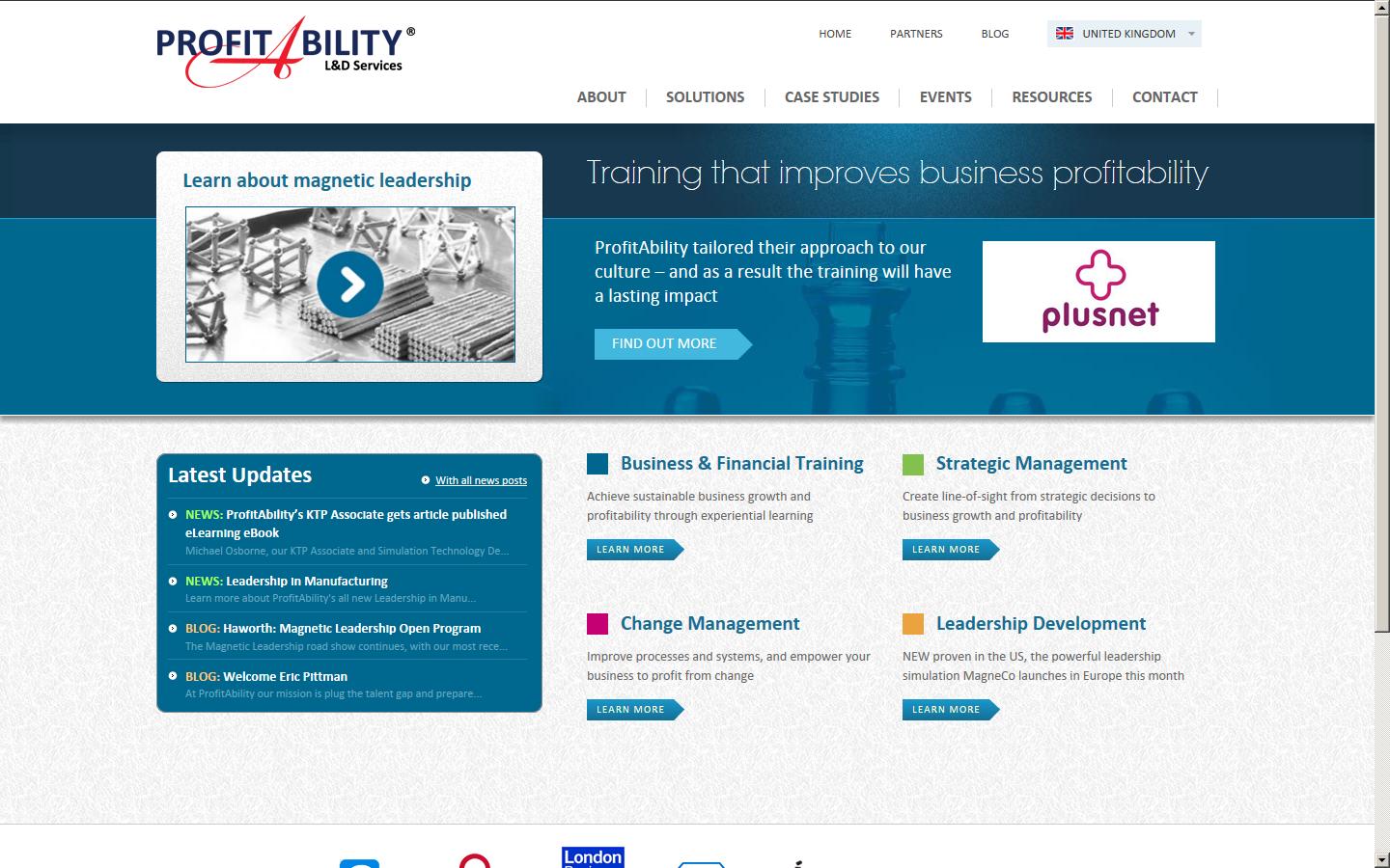 ProfitAbility Business Simulations Ltd Website