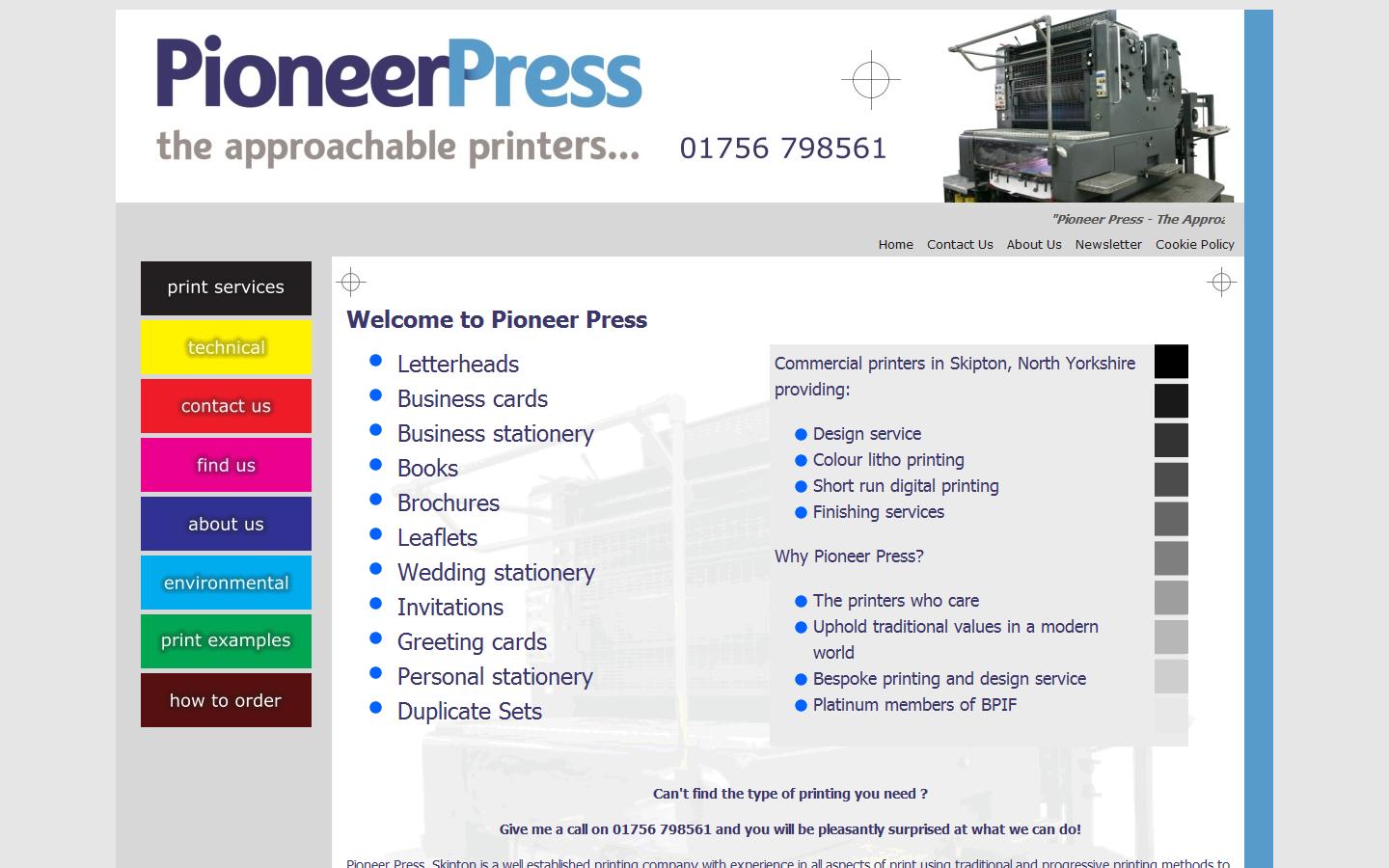 Pioneer Press Website
