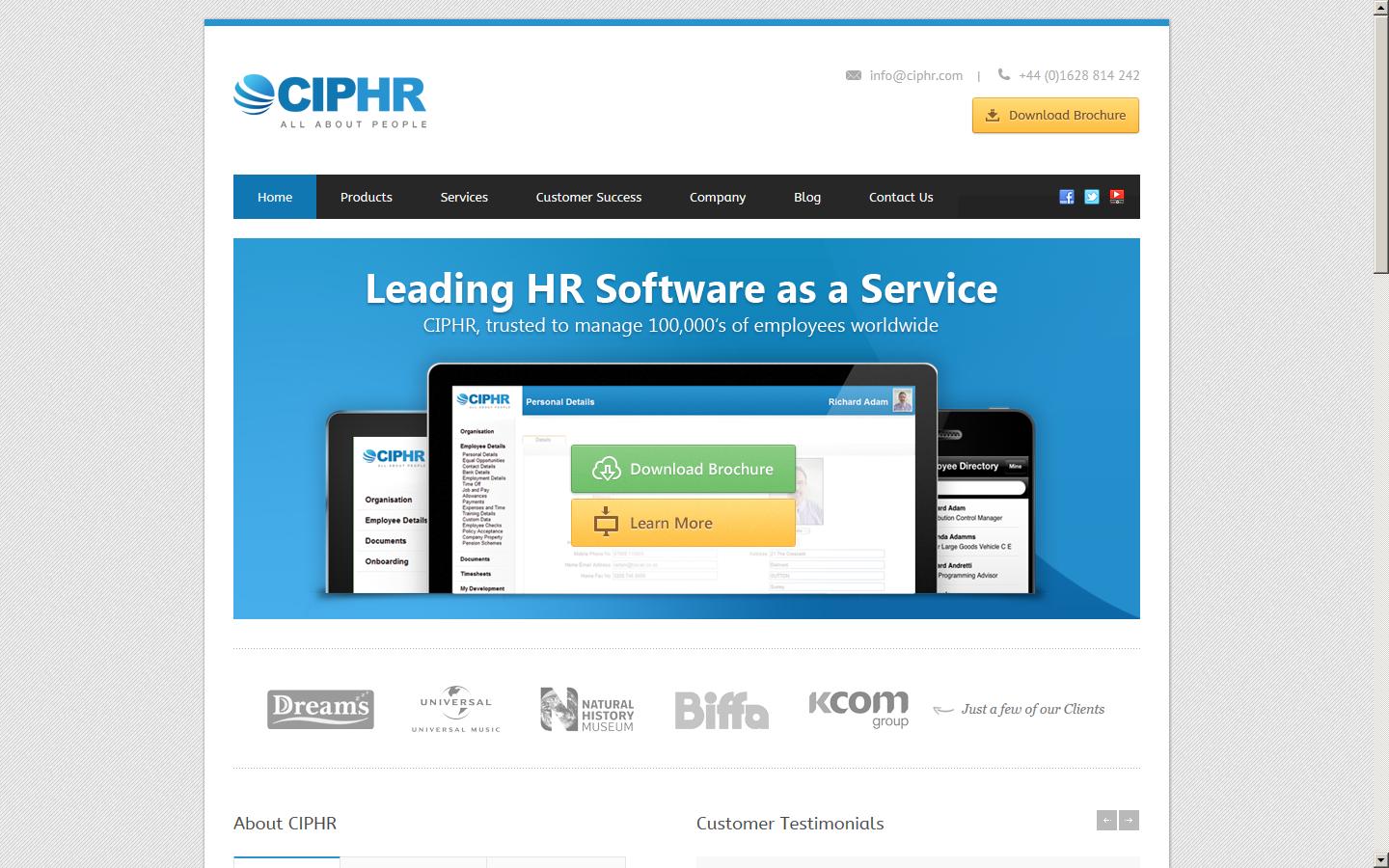 CIPHR Website