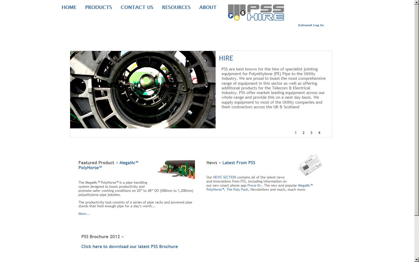 Plant and Site Services Ltd Website