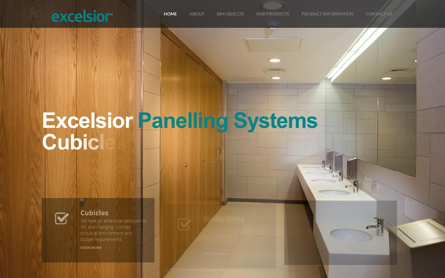 Excelsior Panelling Systems Website