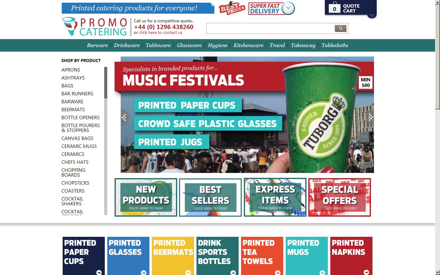 Promo Catering Website