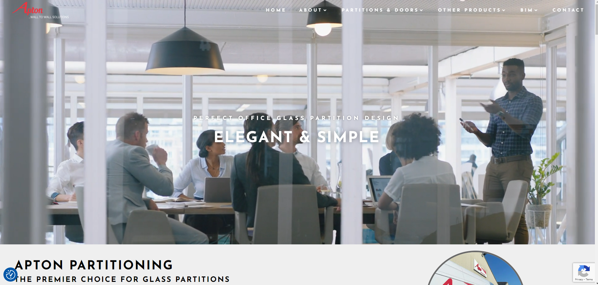 Apton Partitioning Website