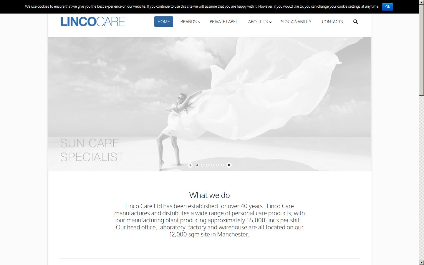 Lincocare Ltd Website