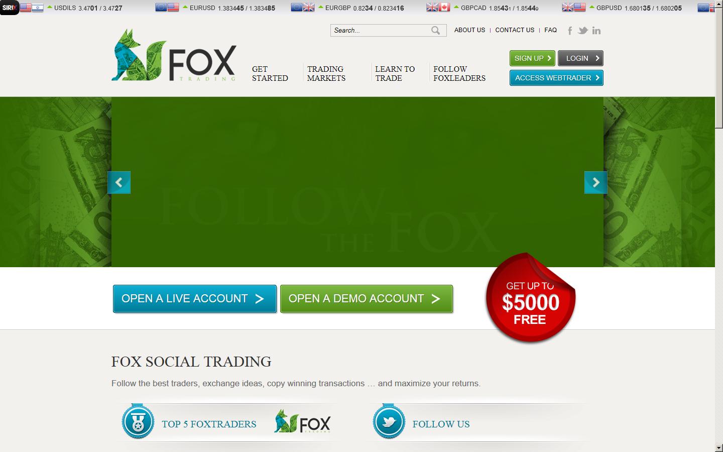 Fox Trading Website