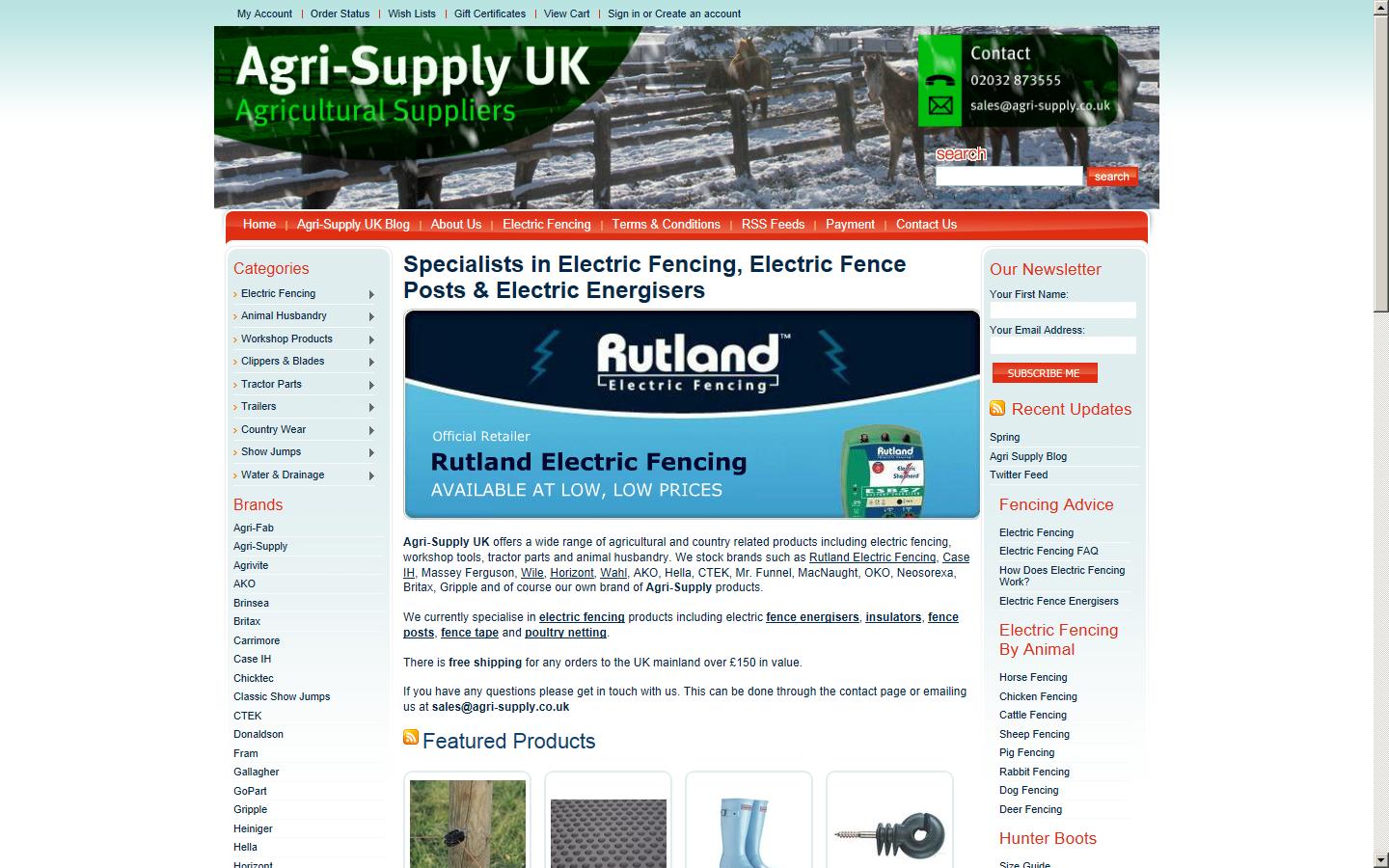 Agri-Supply UK Ltd Website