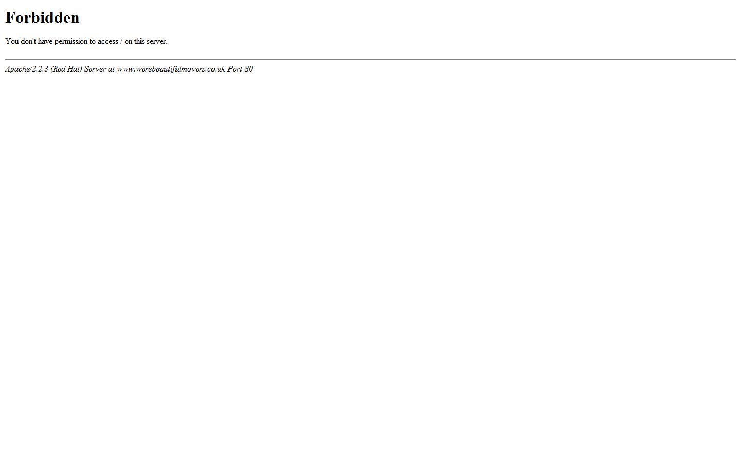 Maurice''s Removals Website