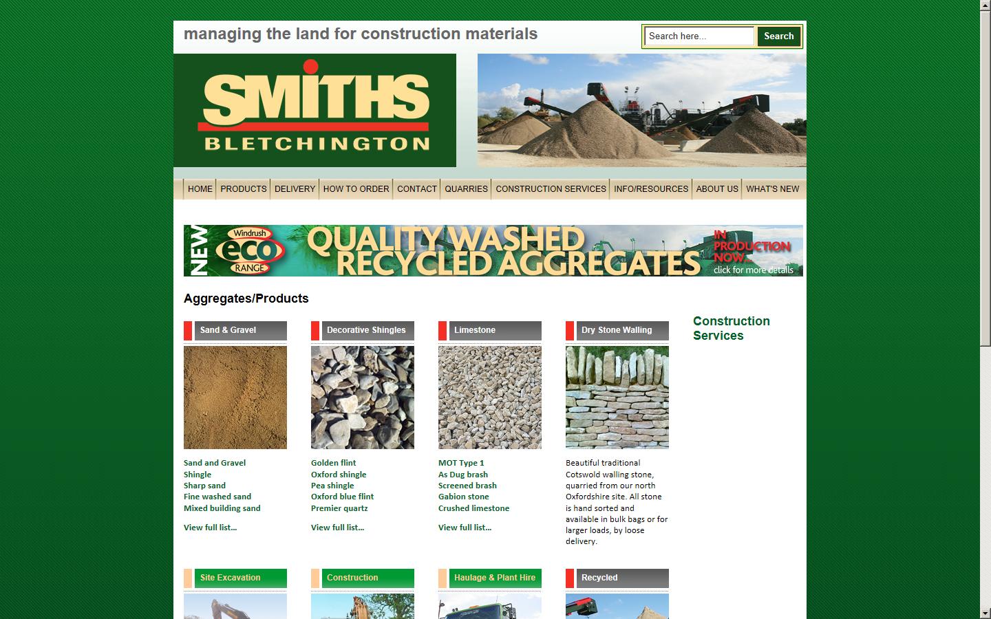 Smiths Bletchington Website