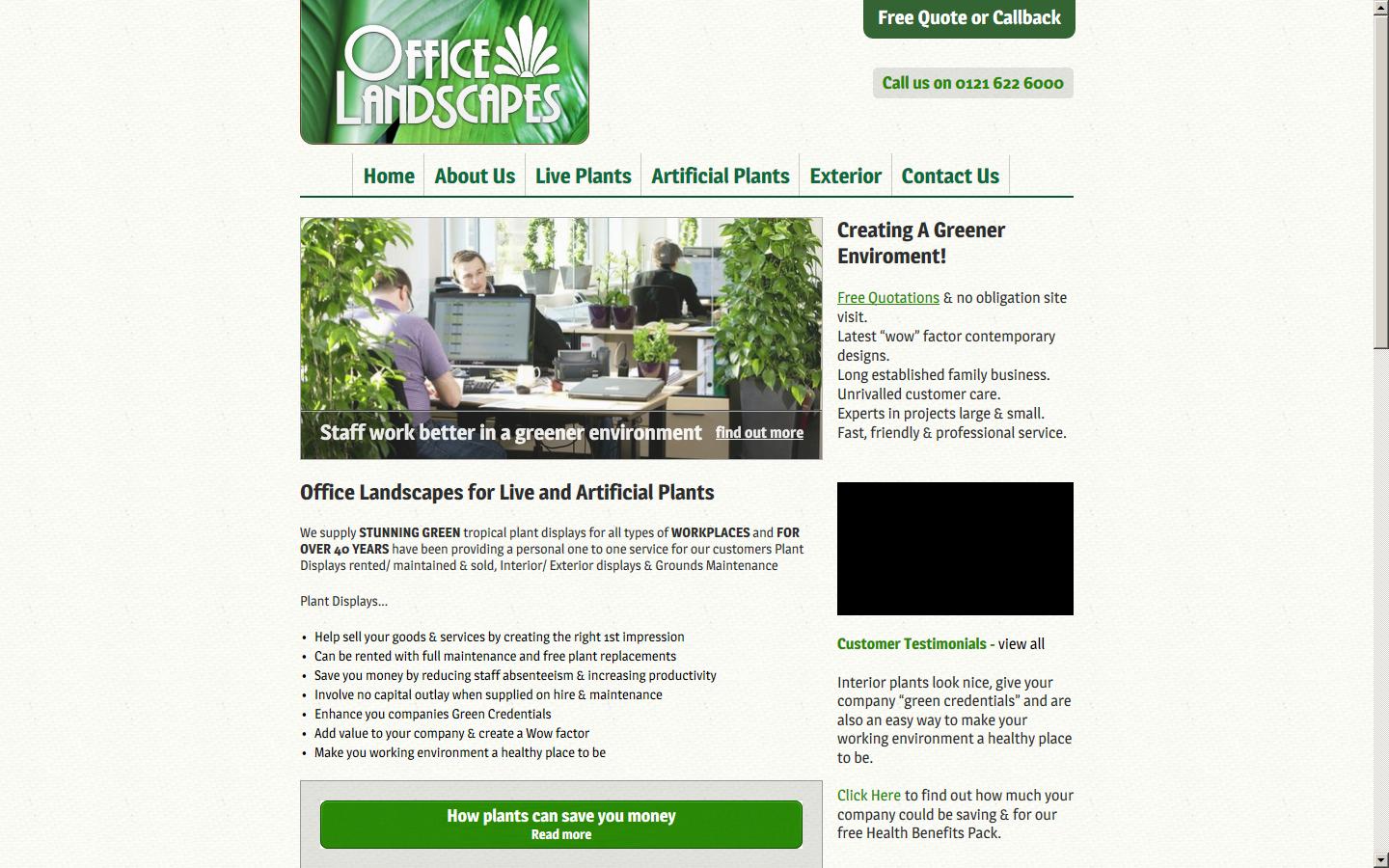 Office Landscapes Ltd Website