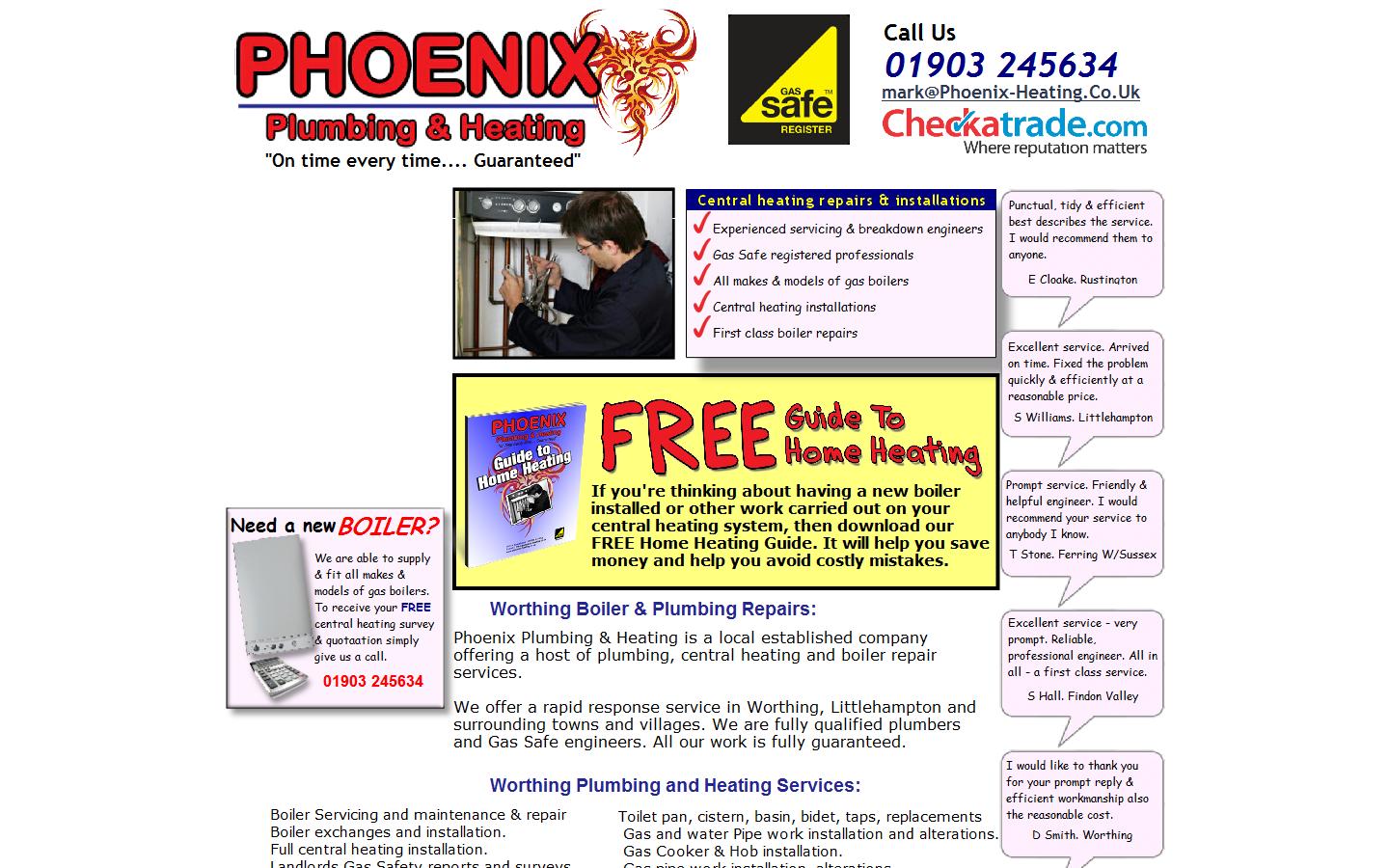 Phoenix Plumbing & Heating Website