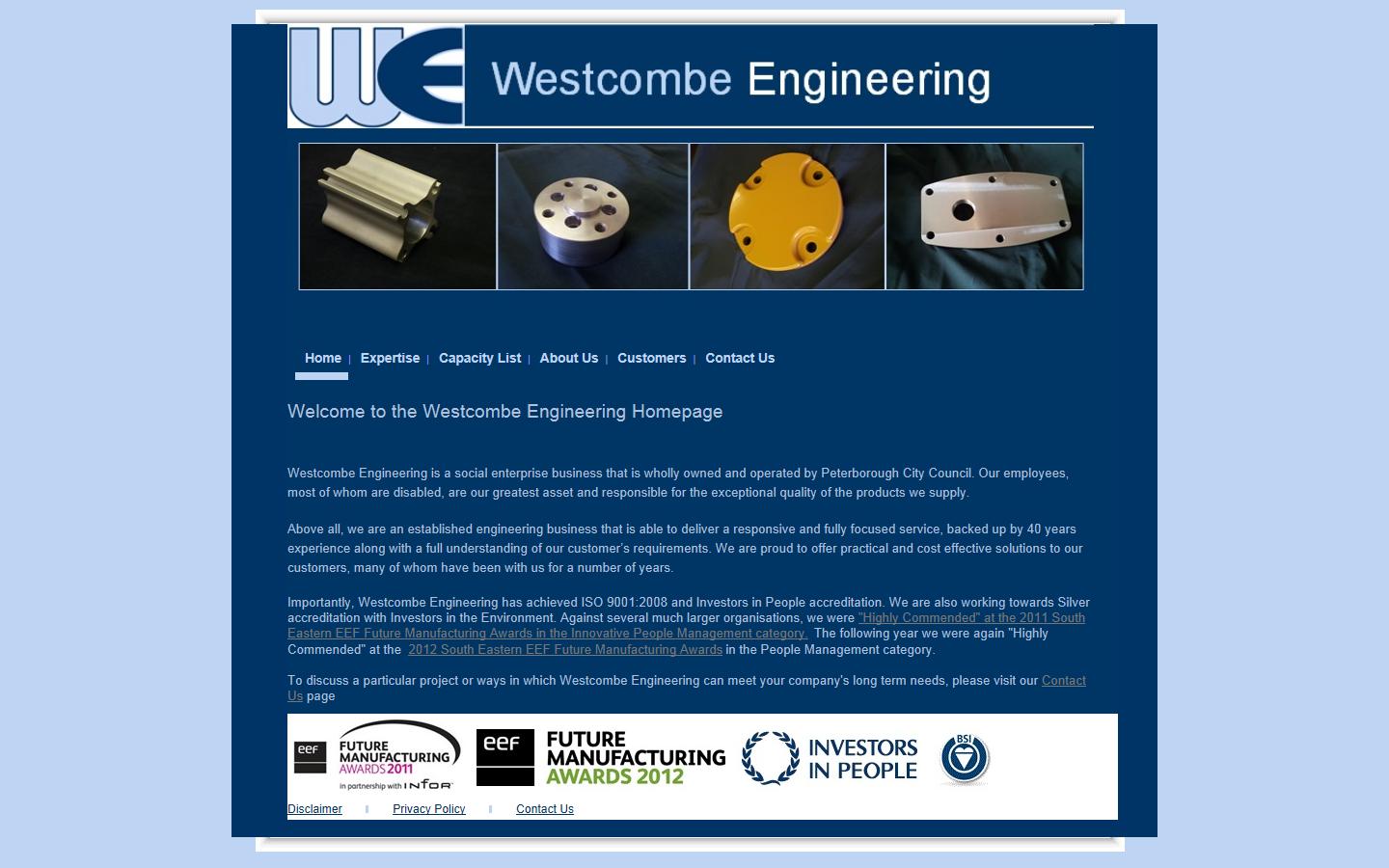 Westcombe Engineering Website