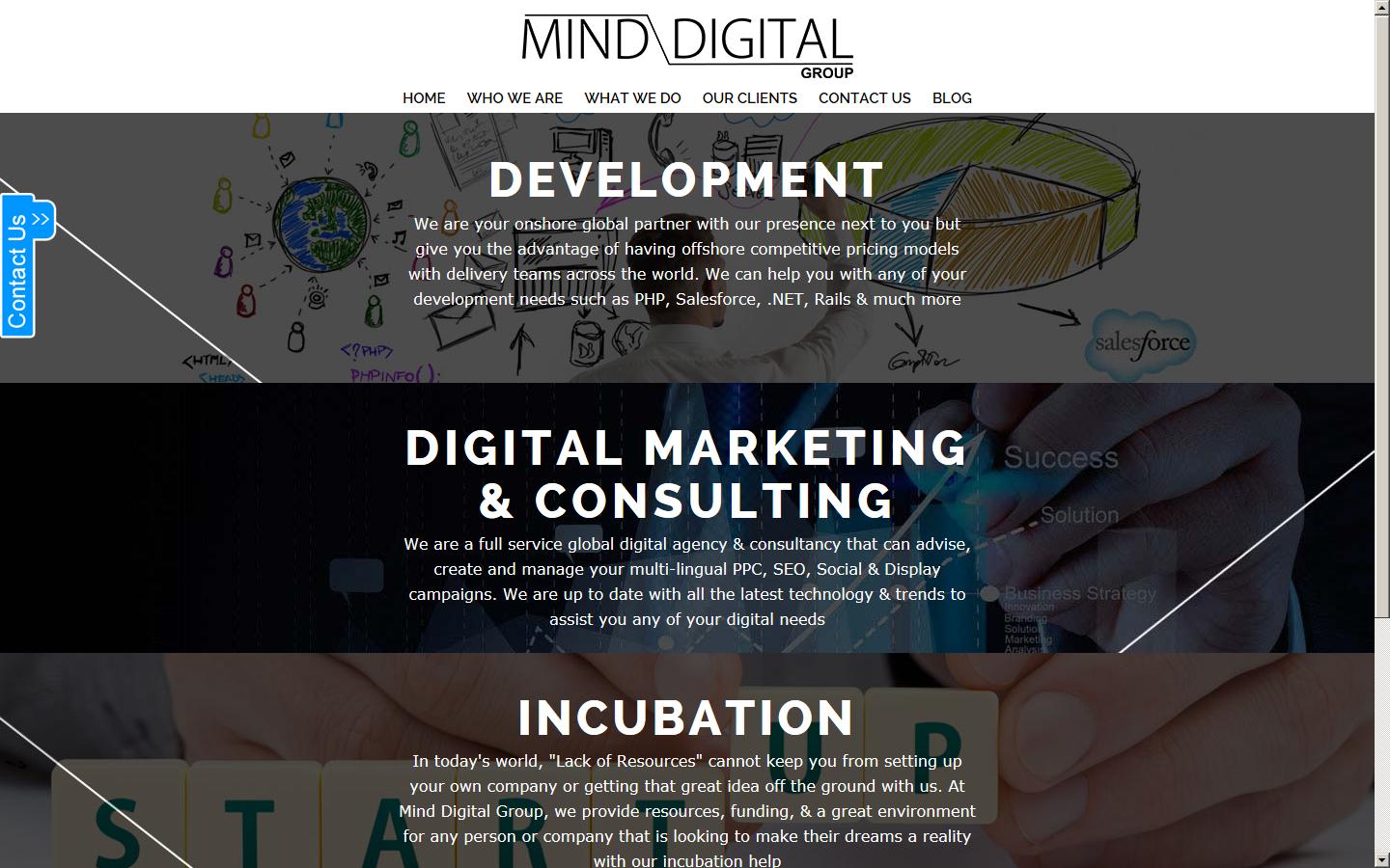 Mind Digital Group Website