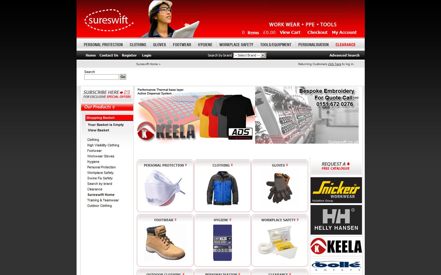 Sureswift International Ltd Website