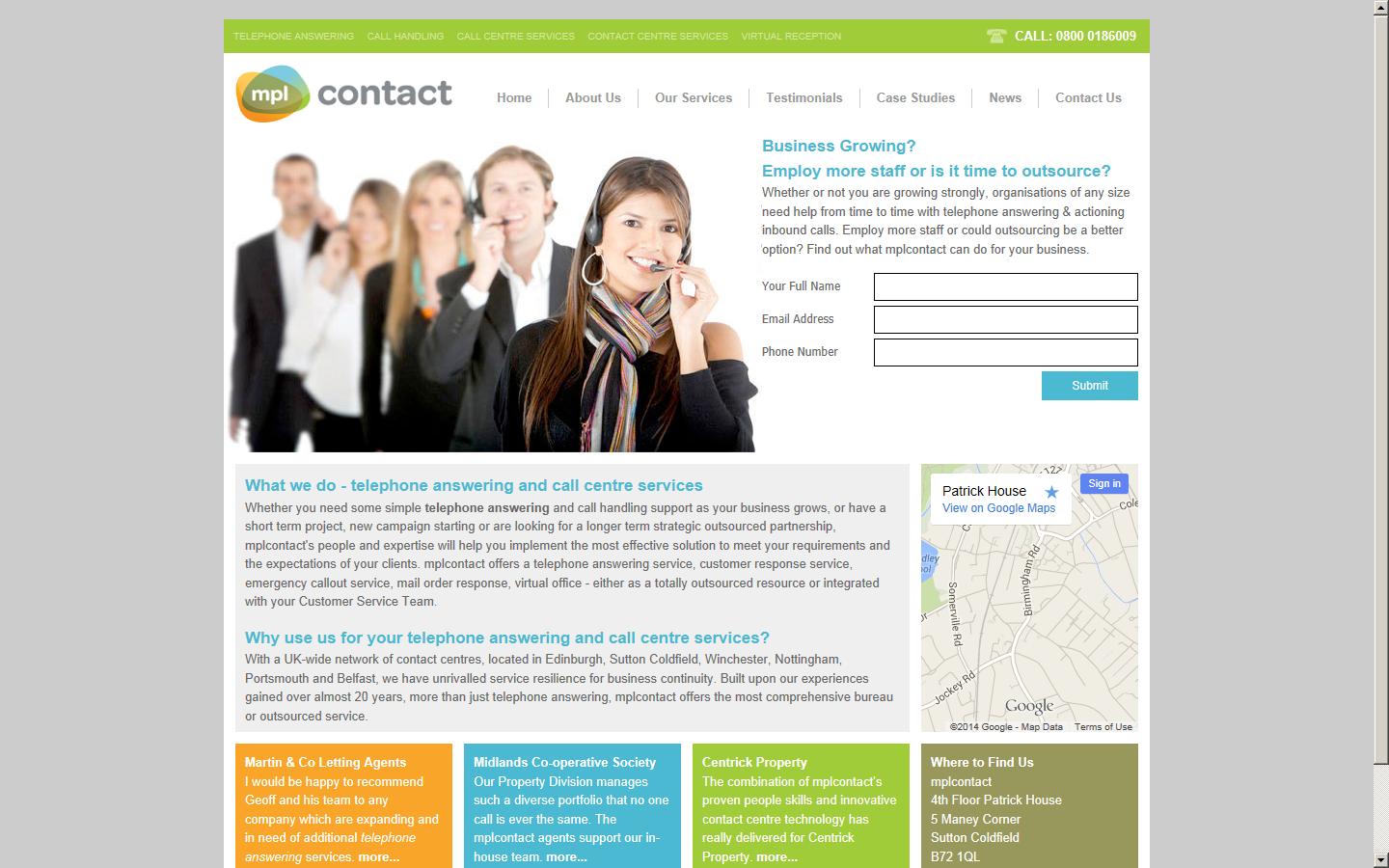 mplcontact Website