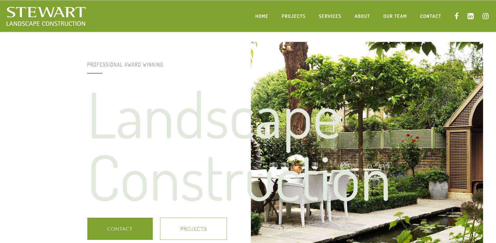 Stewart Landscapes Website