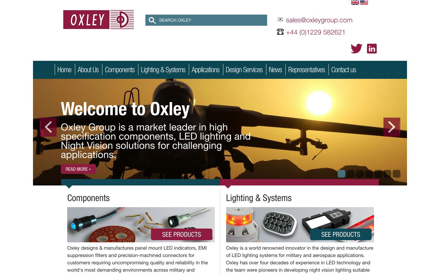 Oxley Developments Company Website
