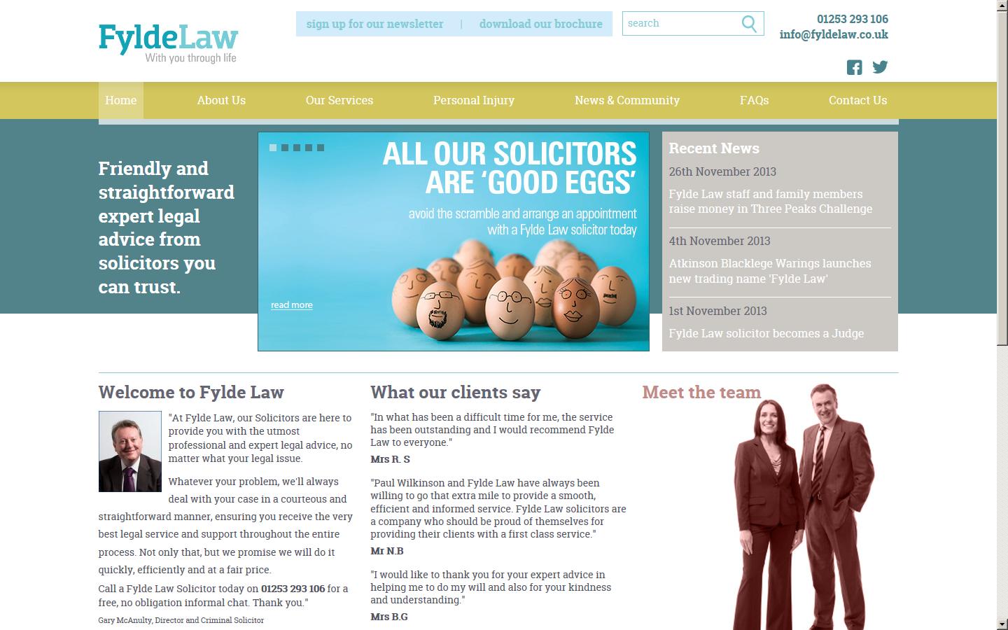 Fylde Law Website
