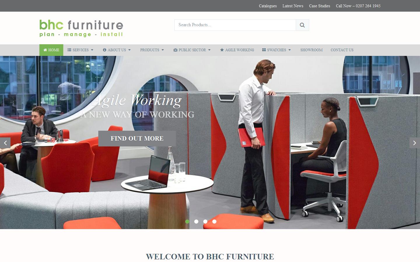 BHC Furniture Website