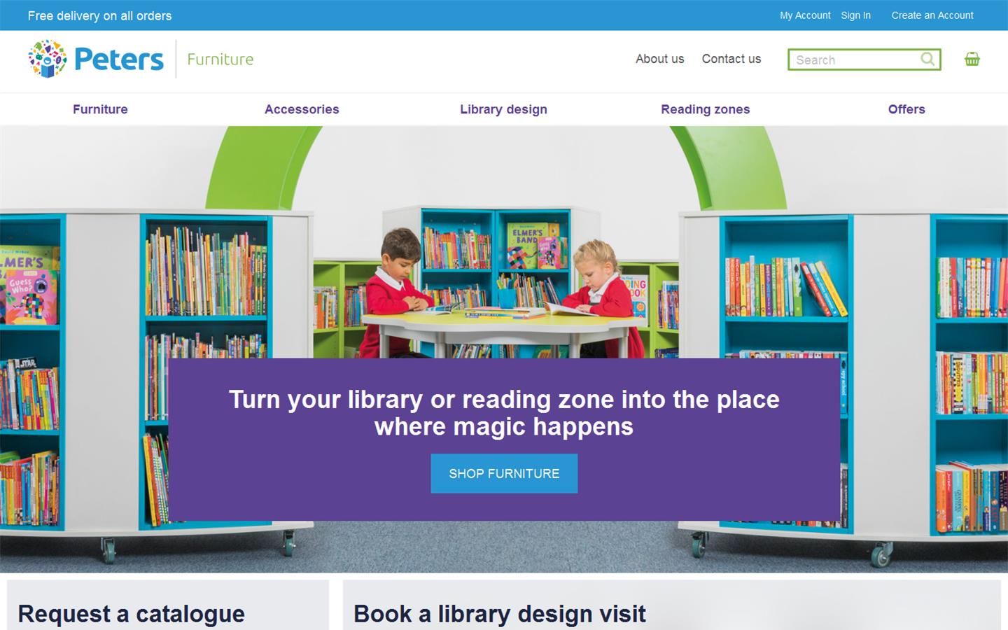 Peters Educational furniture Website