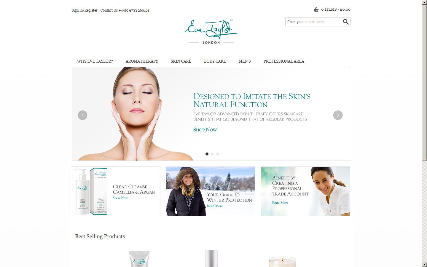 Eve Taylor (London) Ltd Website