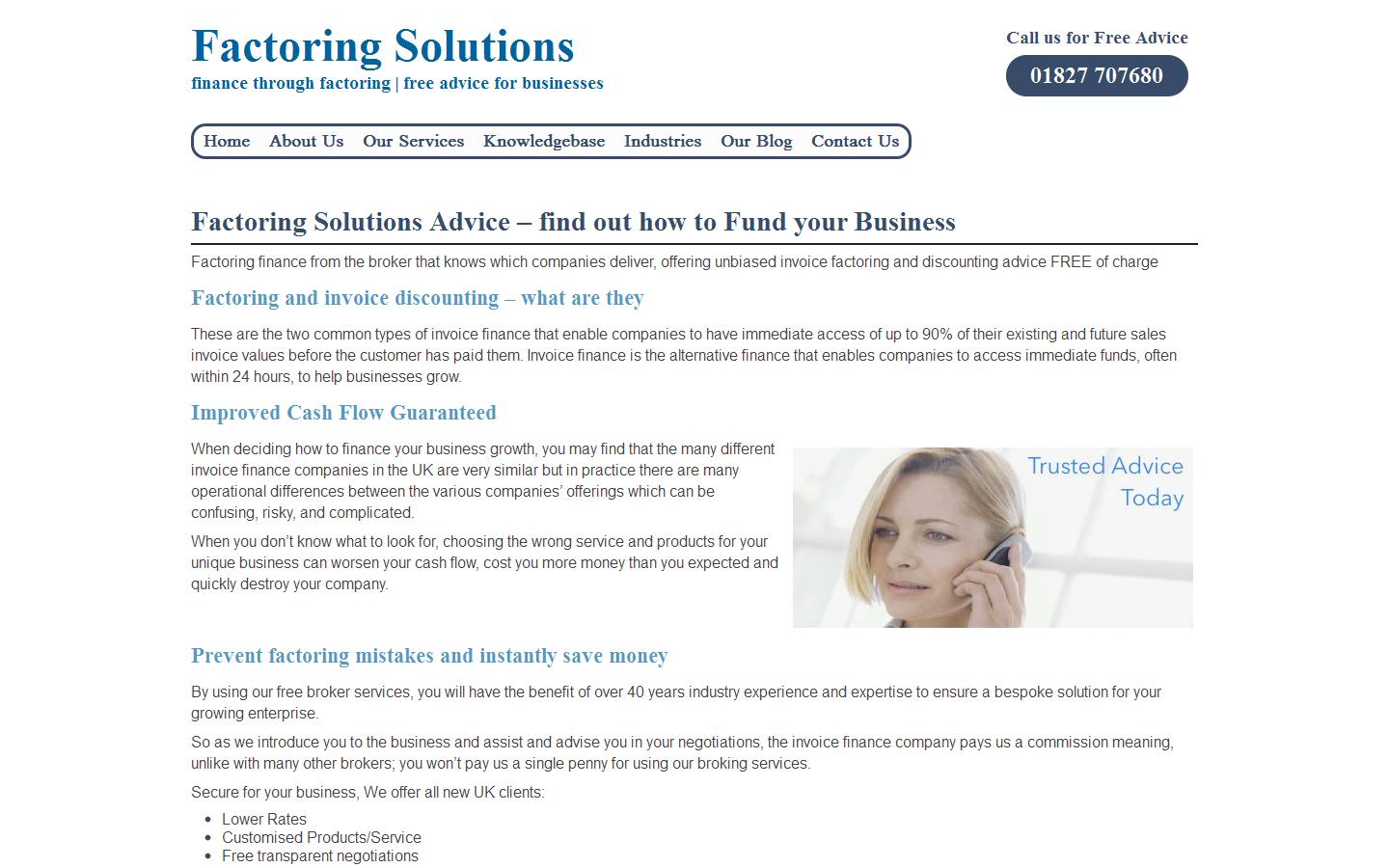 Factoring Solutions Website