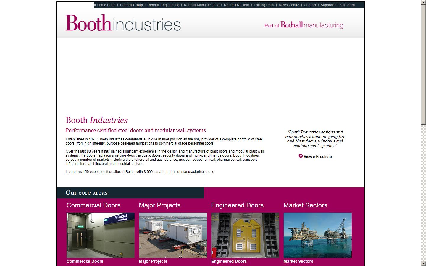 Booth-Industries-Blast Resistant Doors Website