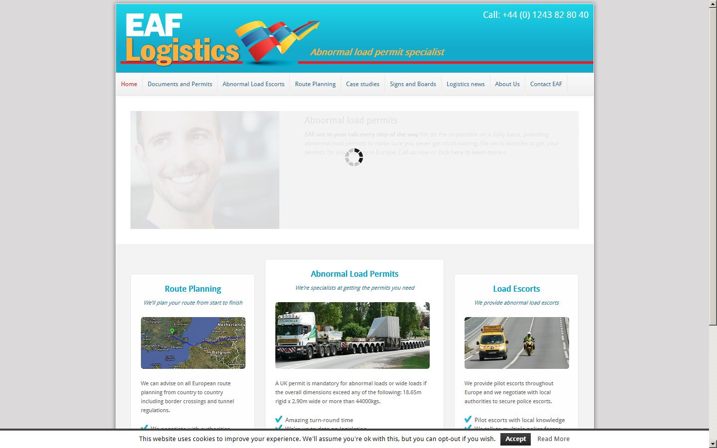 EAF Logistics Website