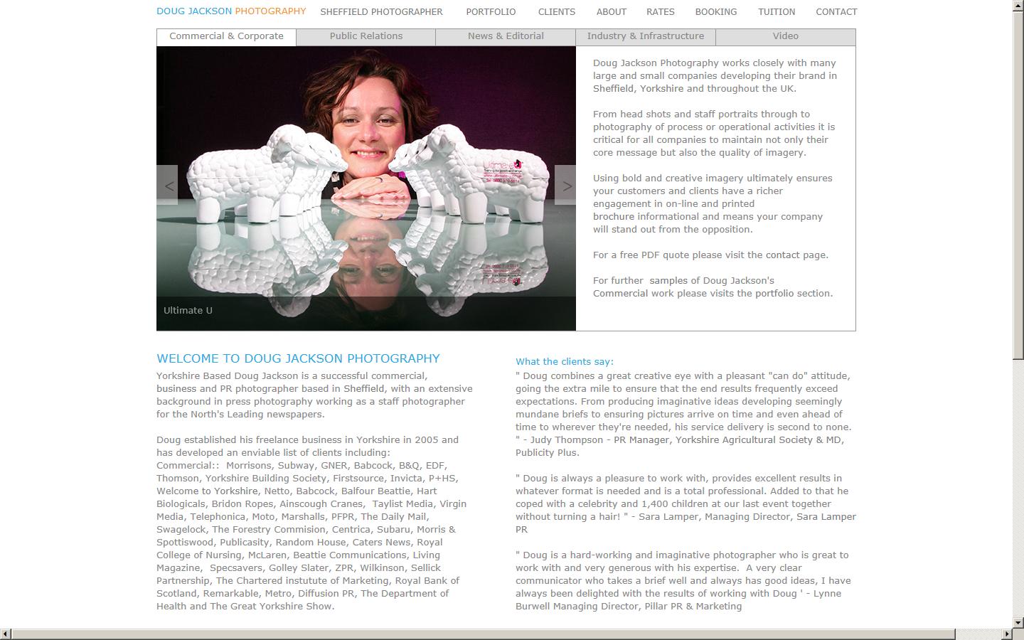 Doug Jackson Photography Website