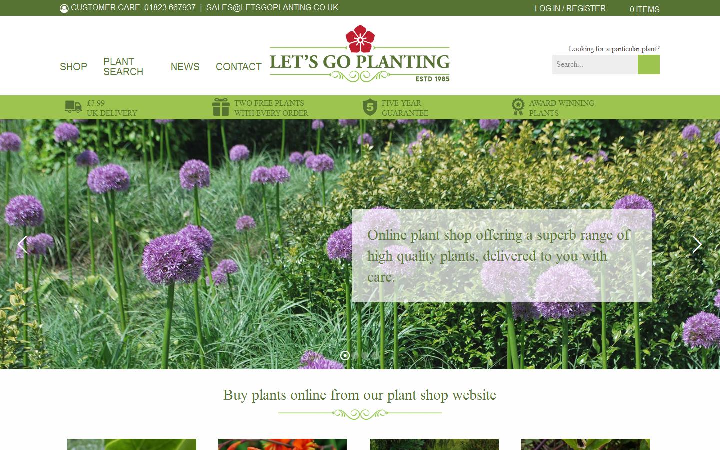 Letsgoplanting Website
