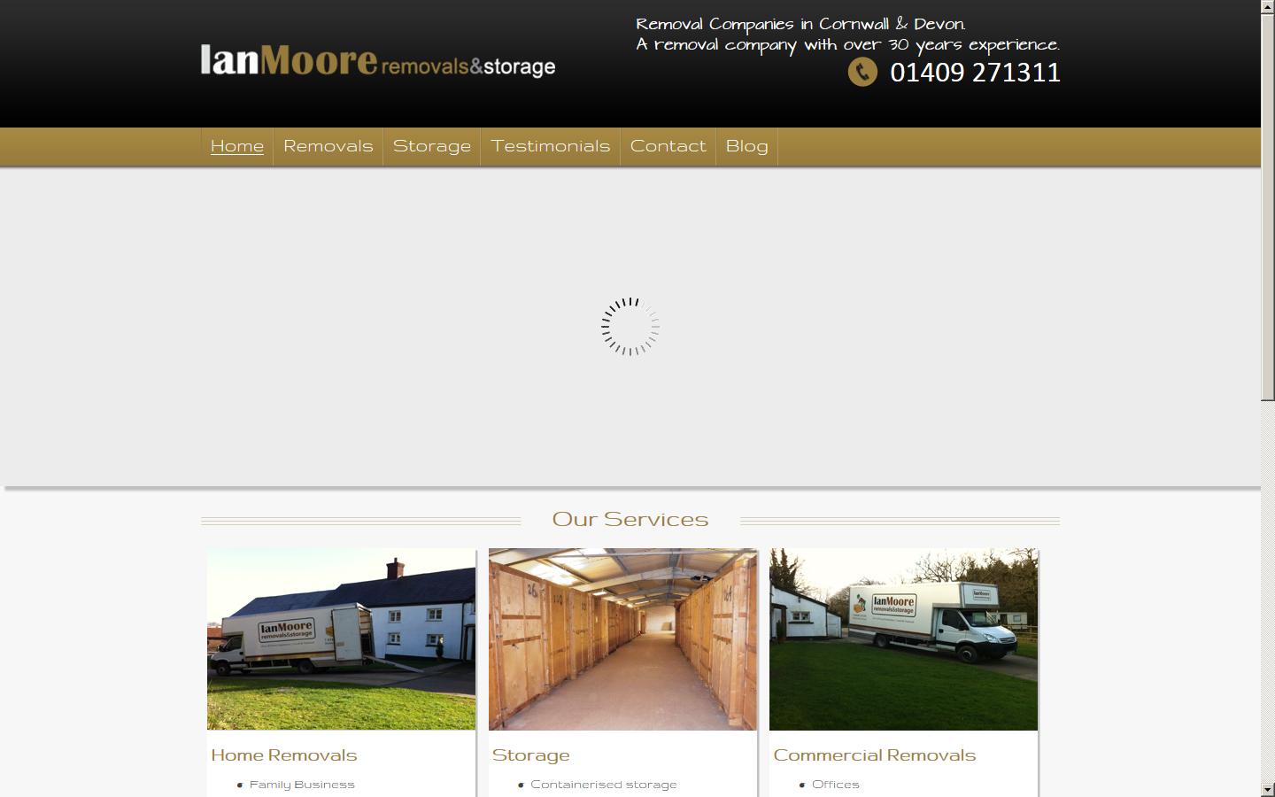 Ian Moore Removals & Storage Website