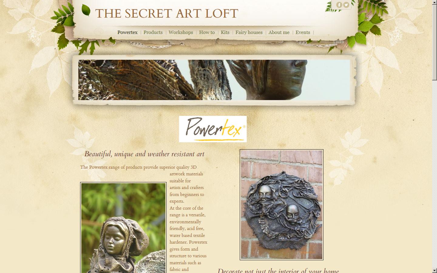The Secret Art Loft Ltd Website