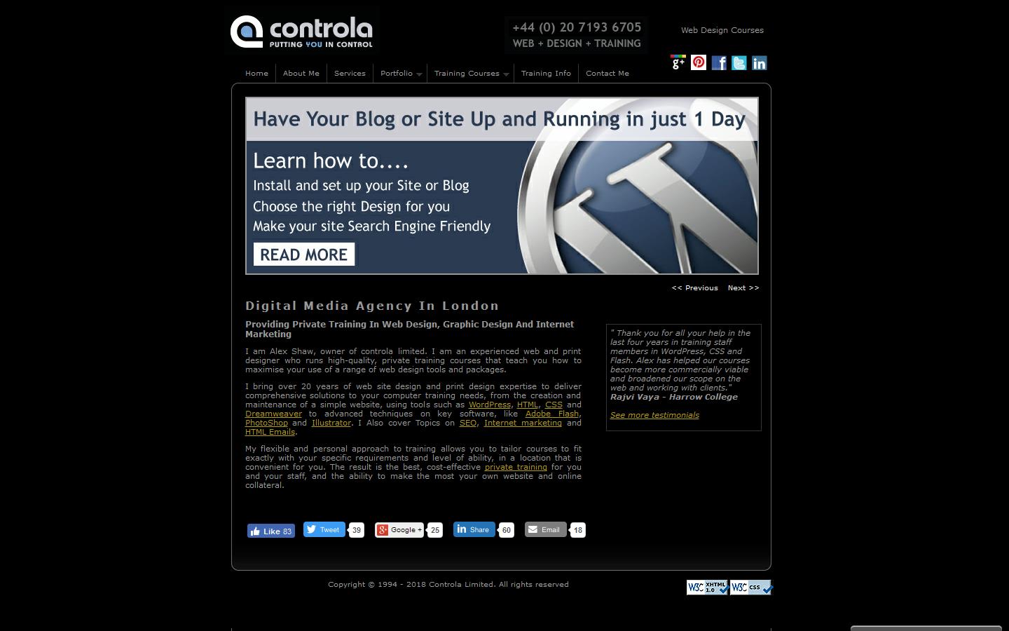 controla Ltd Website
