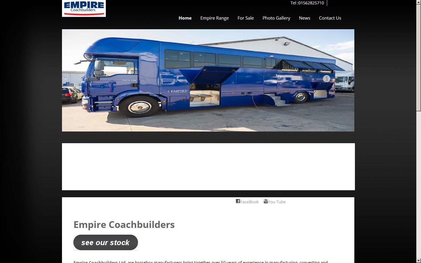EmpireCoach Builders Website