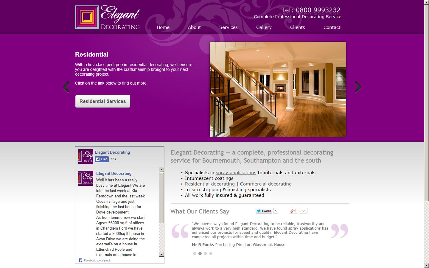 Elegant Decorating Website