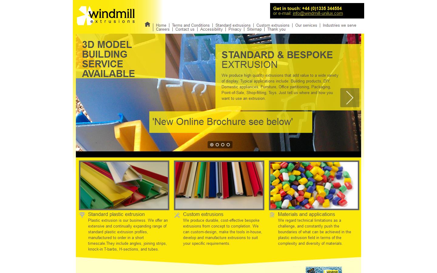 Windmill Extrusions Website
