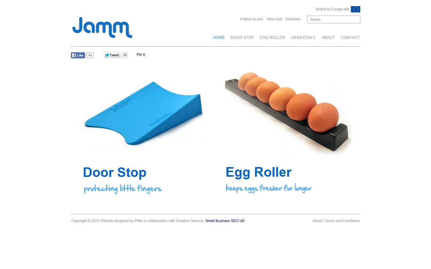 Jamm Products Website
