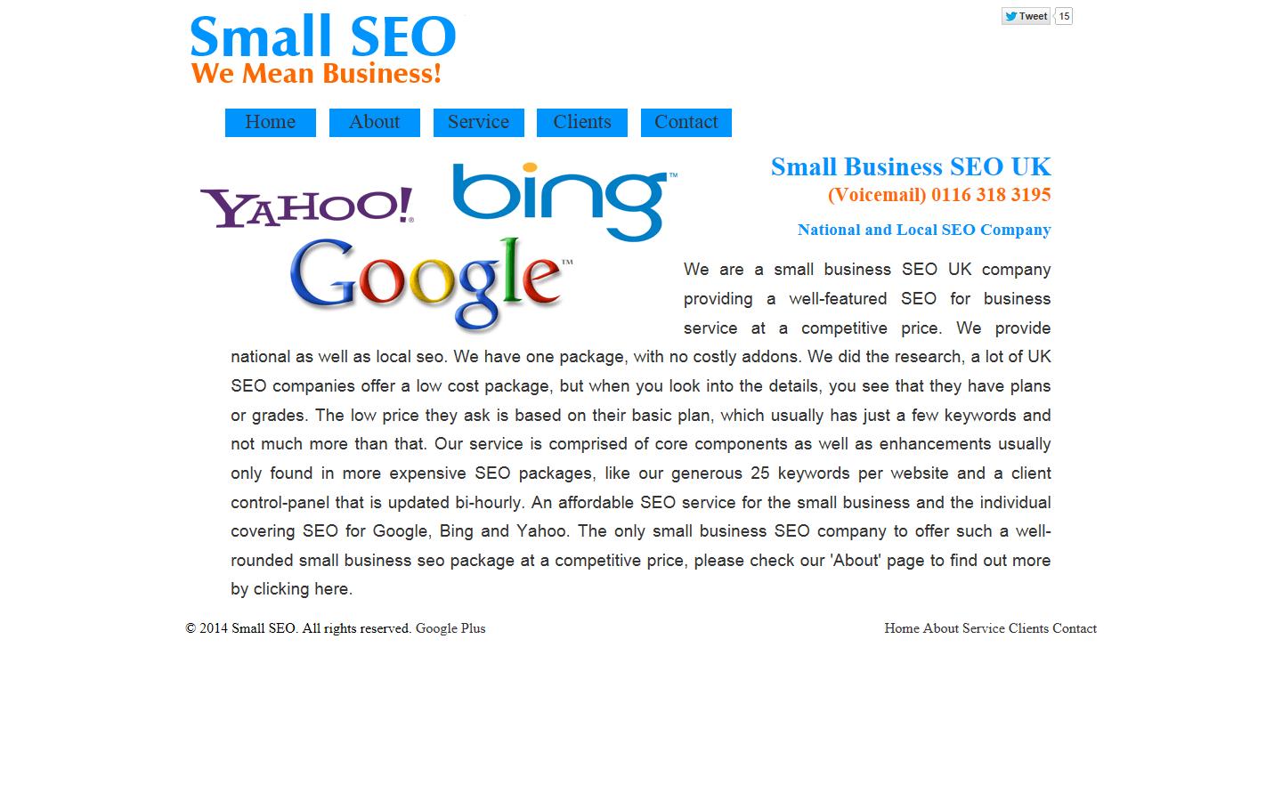 Small SEO Website