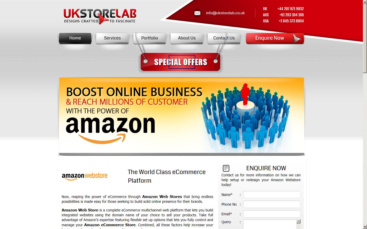 ukstorelab Website