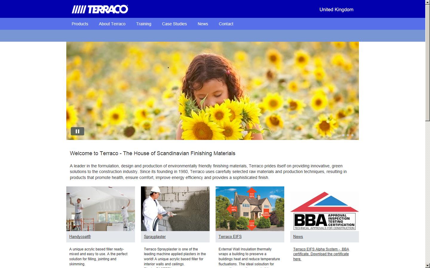 Terraco Ltd Website