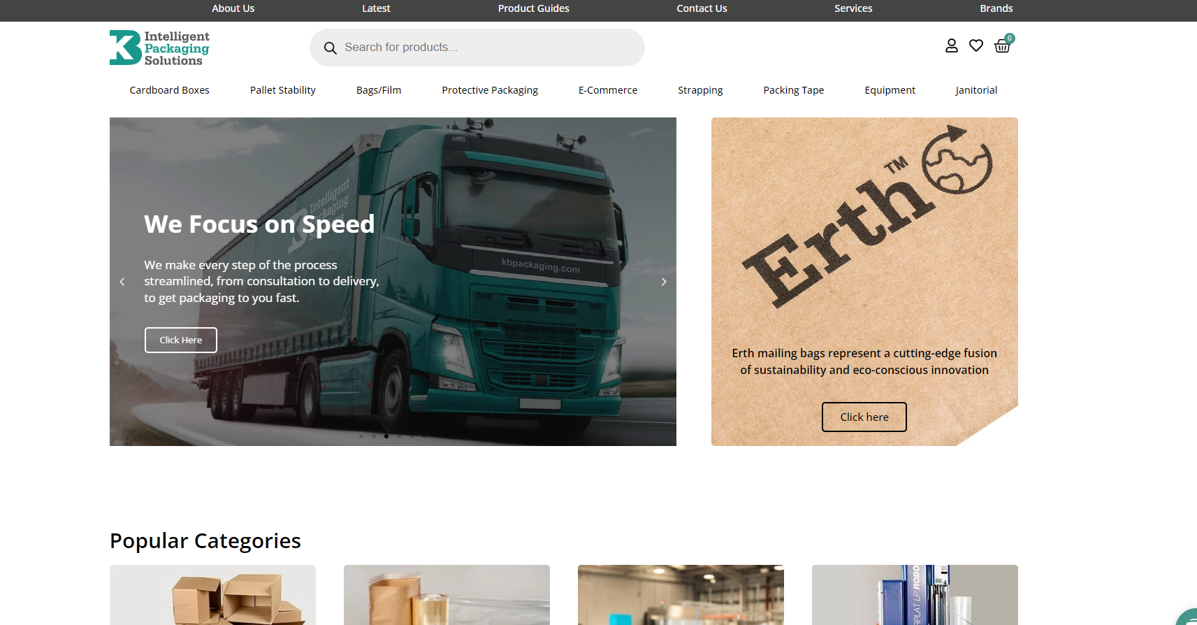 KB Packaging Website