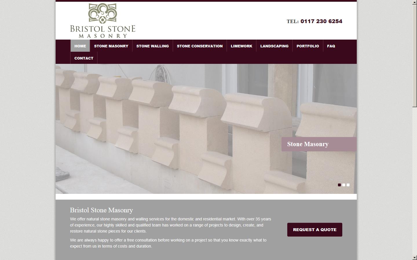 Bristol Stone Masonry Website