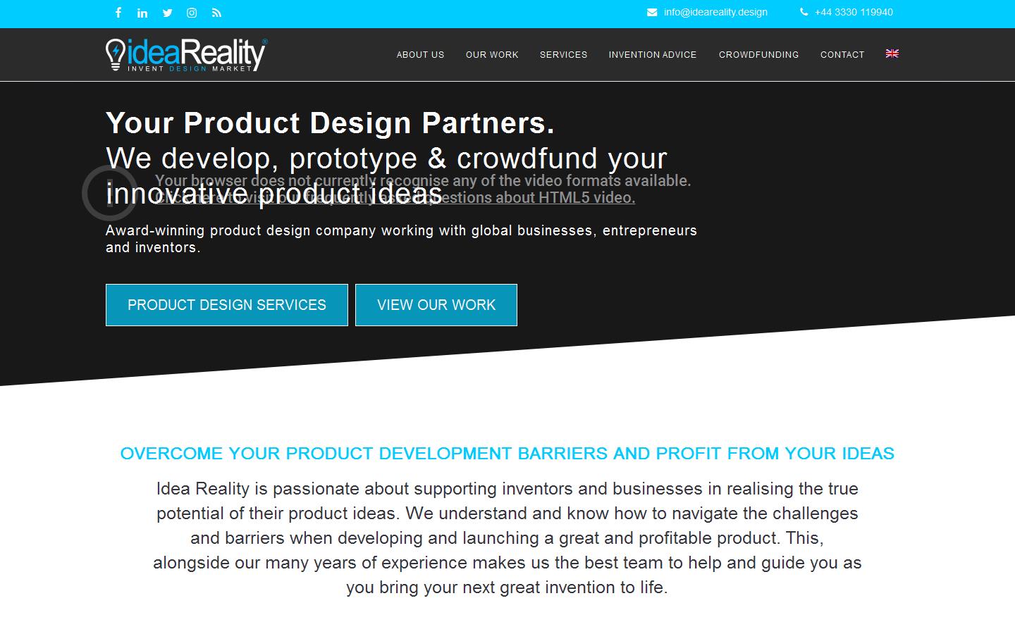 Idea Reality Ltd Website