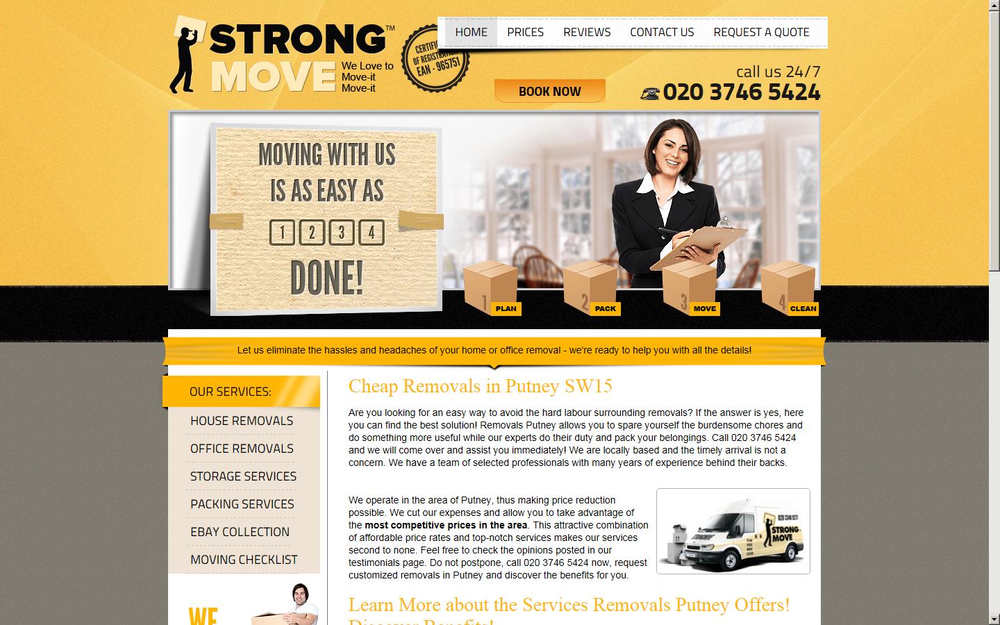 Removals Putney Website