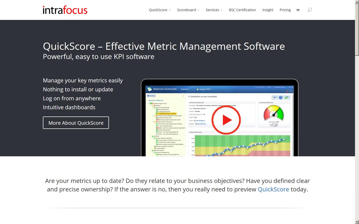 Intrafocus Website