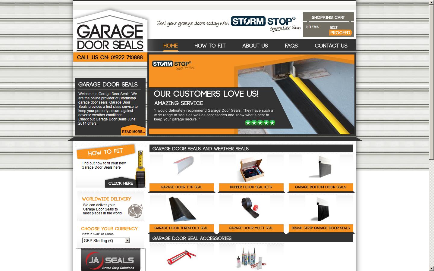 Garage Door Seals Website