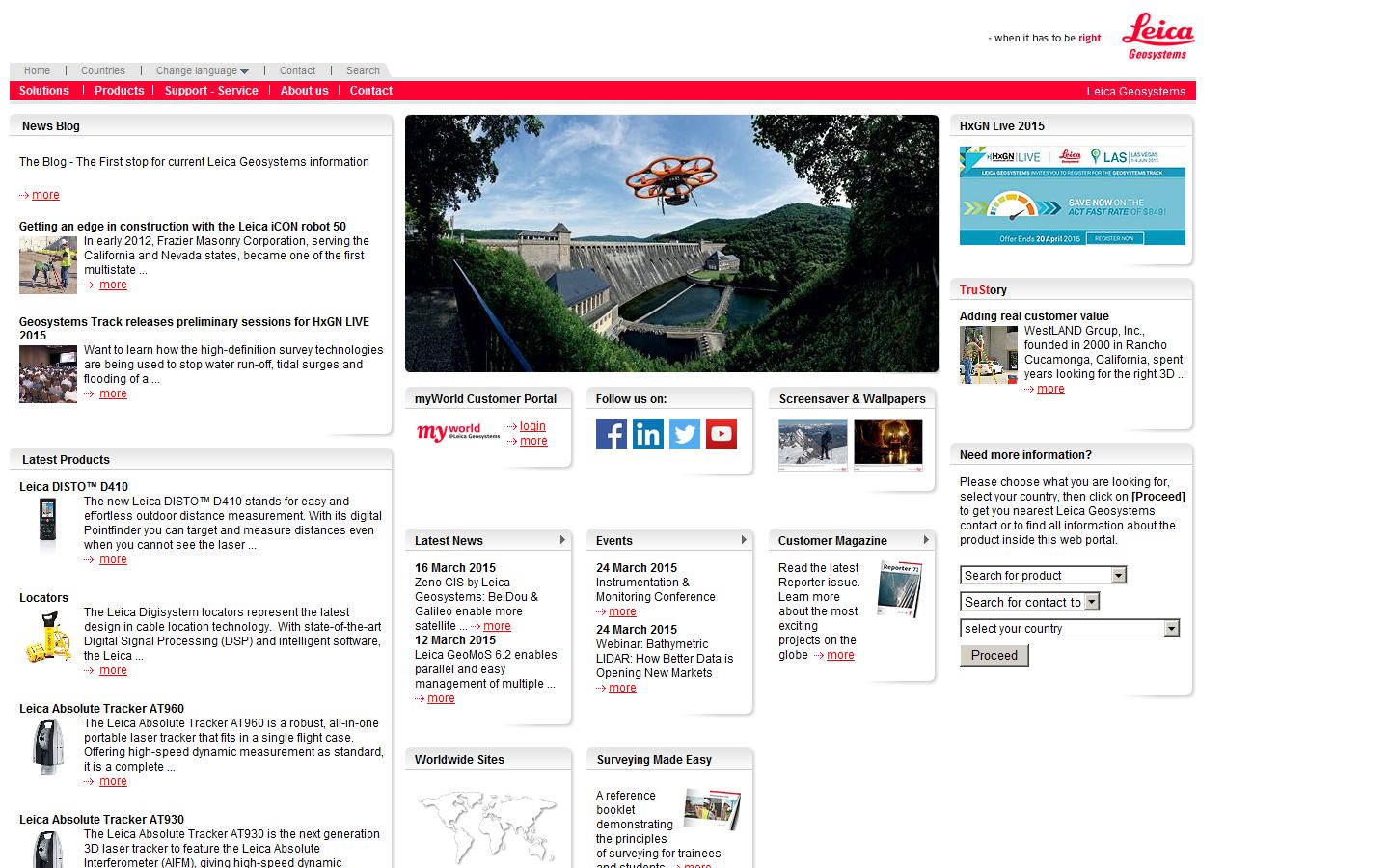 Leica Geosystems Ltd Website