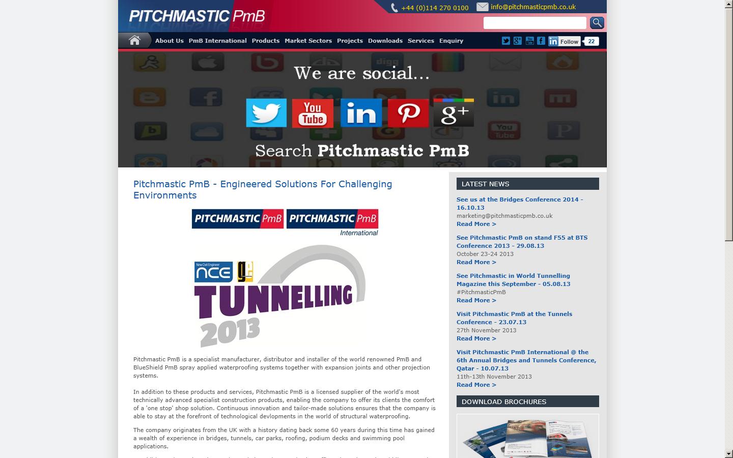 Pitchmastic PMB Ltd Website