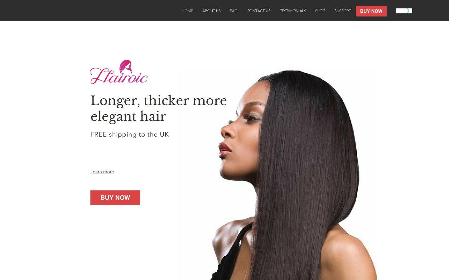 Hairoic Hair Website