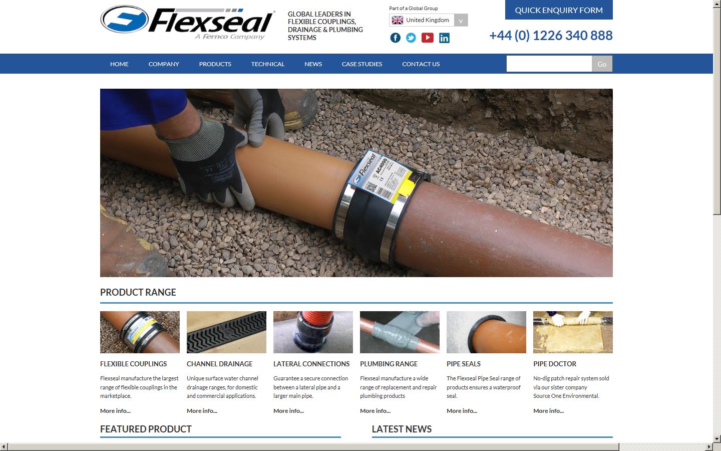 Flexseal Ltd Website