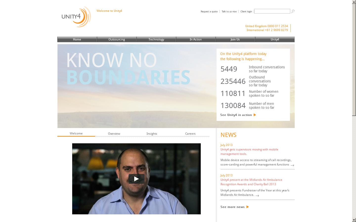 Unity4 Holdings Pty Ltd Website